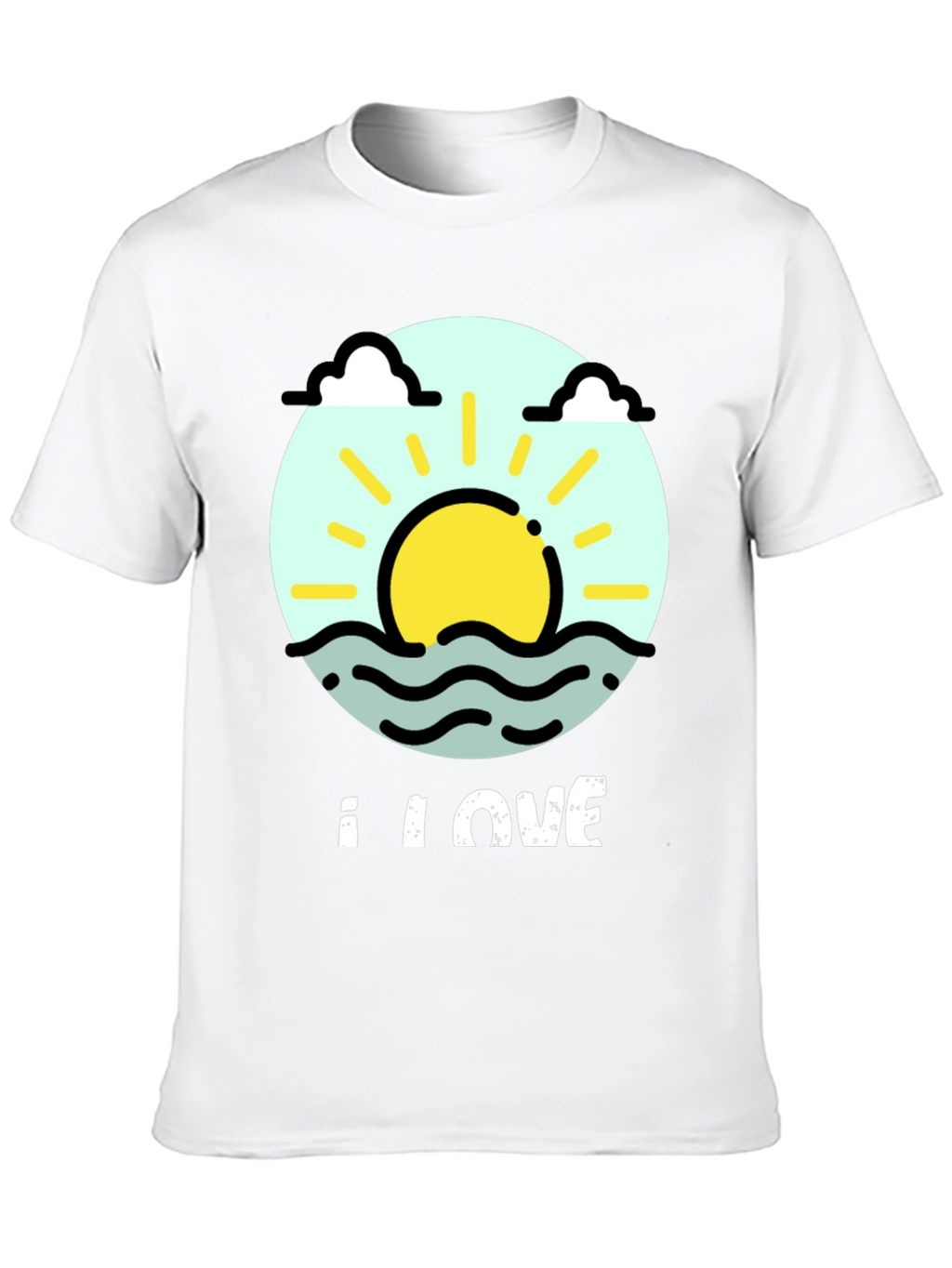 I Love The Sun T-Shirt - Summer Beach Tee