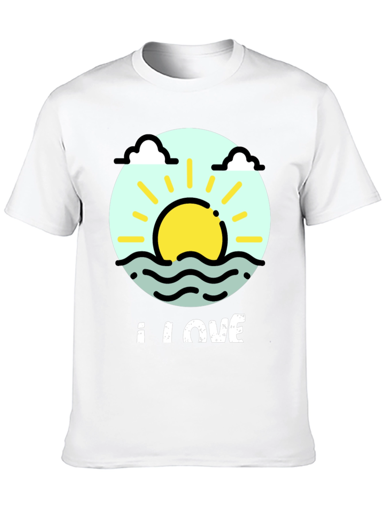 I Love The Sun T-Shirt - Summer Beach Tee