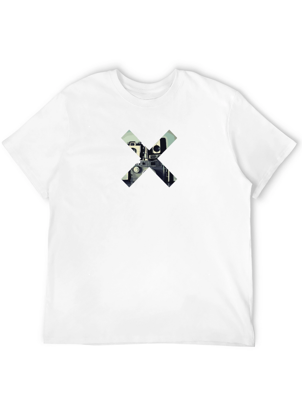 Camera X Graphic Black T-Shirt