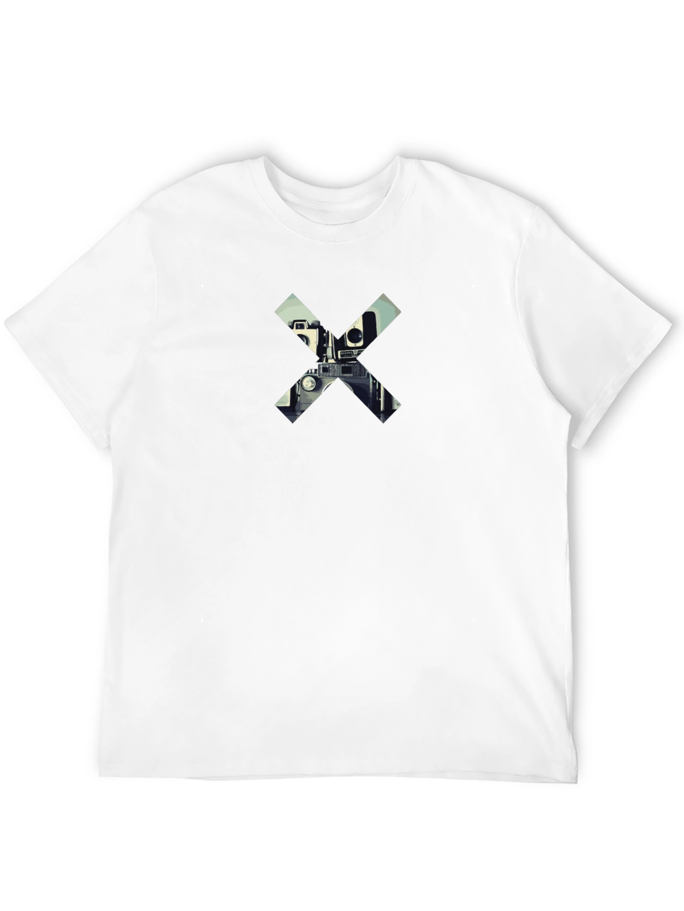 Camera X Graphic Black T-Shirt