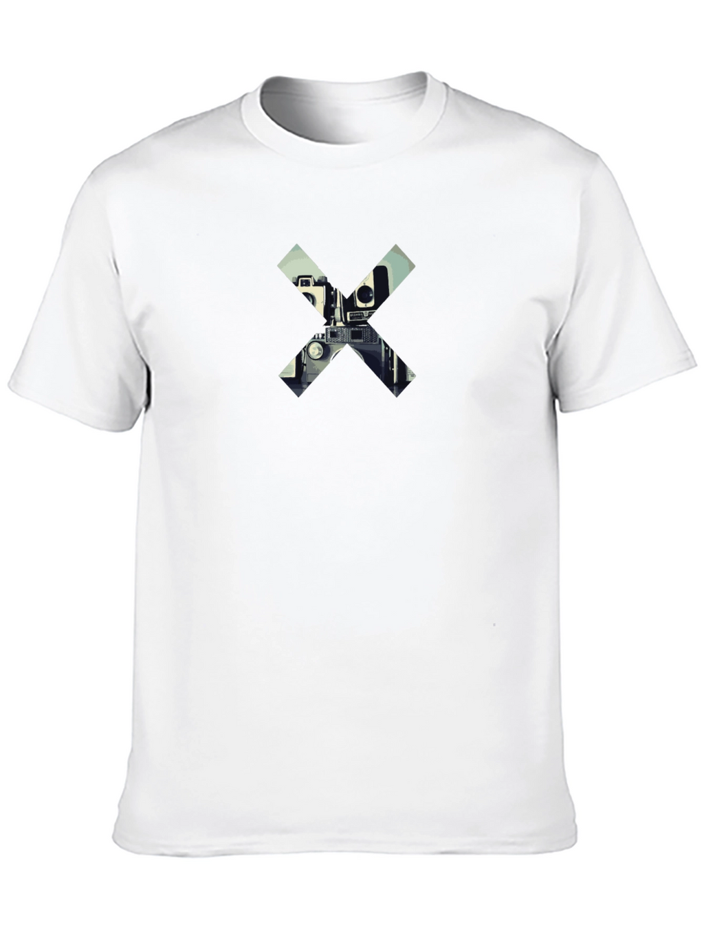 Camera X Graphic Black T-Shirt