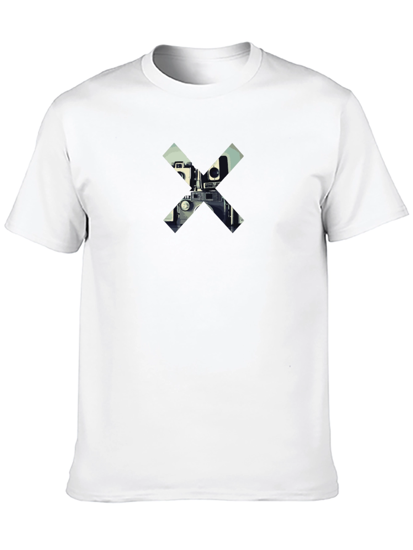 Camera X Graphic Black T-Shirt