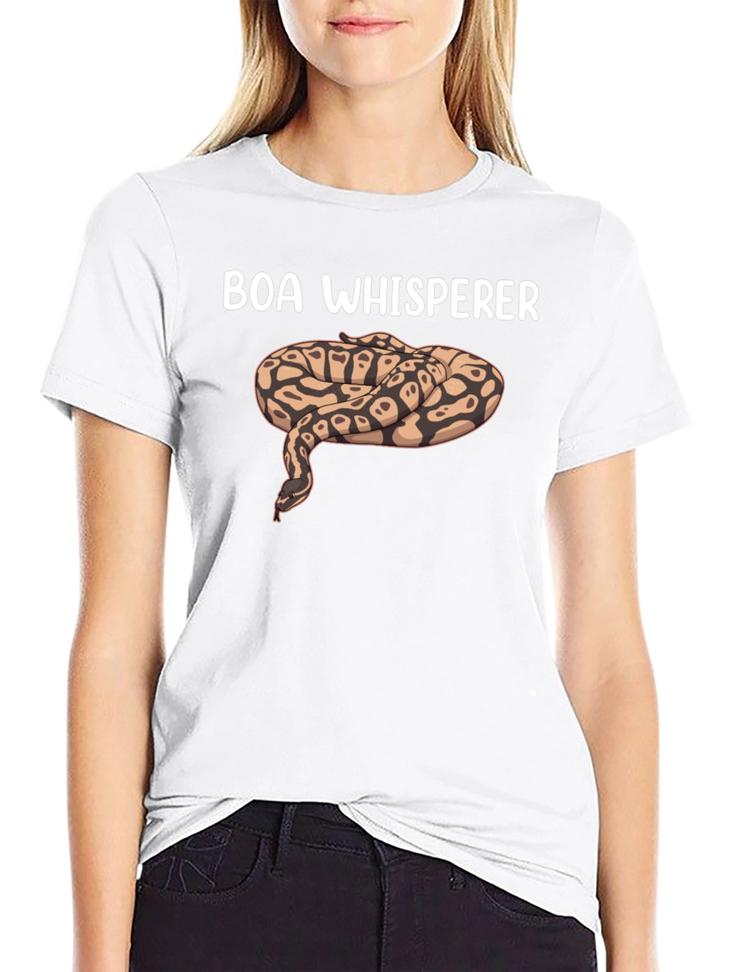 Boa Whisperer Snake Graphic T-Shirt