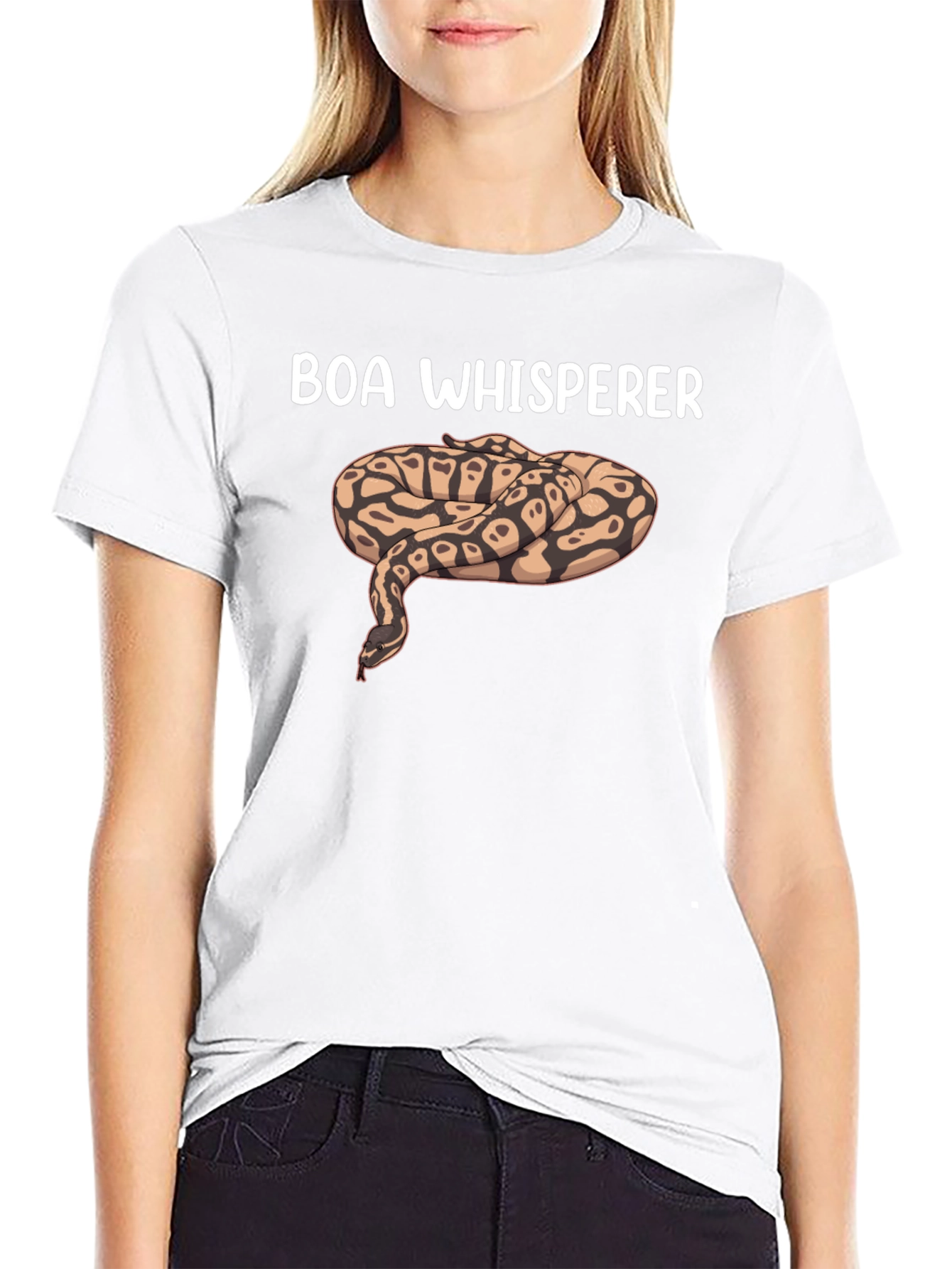 Boa Whisperer Snake Graphic T-Shirt