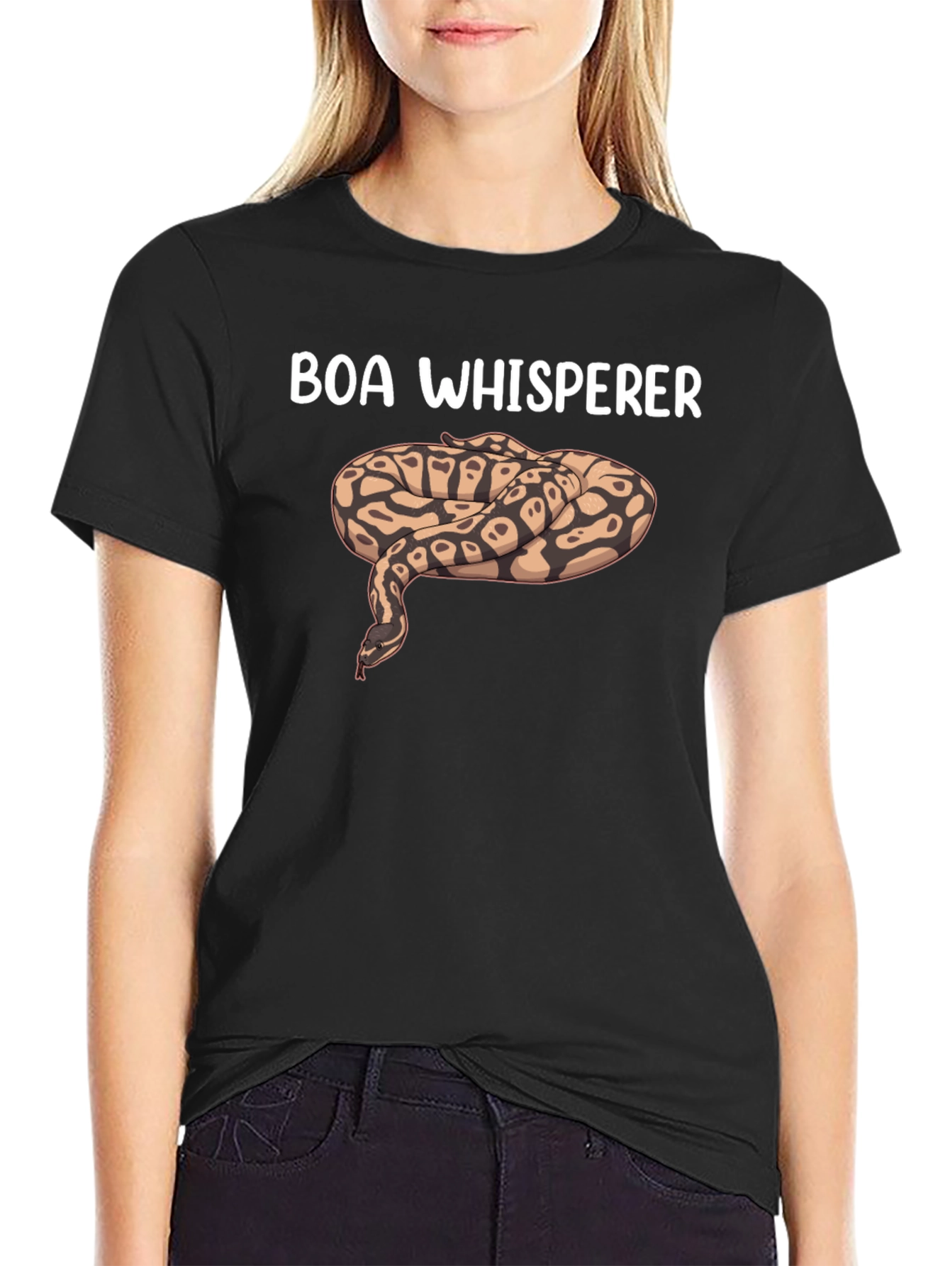 Boa Whisperer Snake Graphic T-Shirt