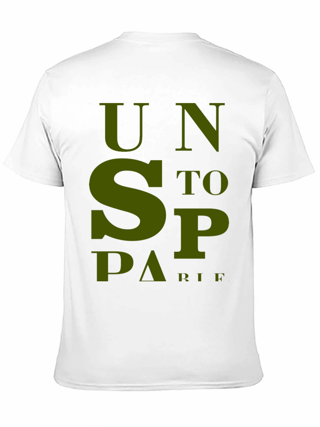 Unstoppable T-Shirt - Bold Olive Green Graphic Tee