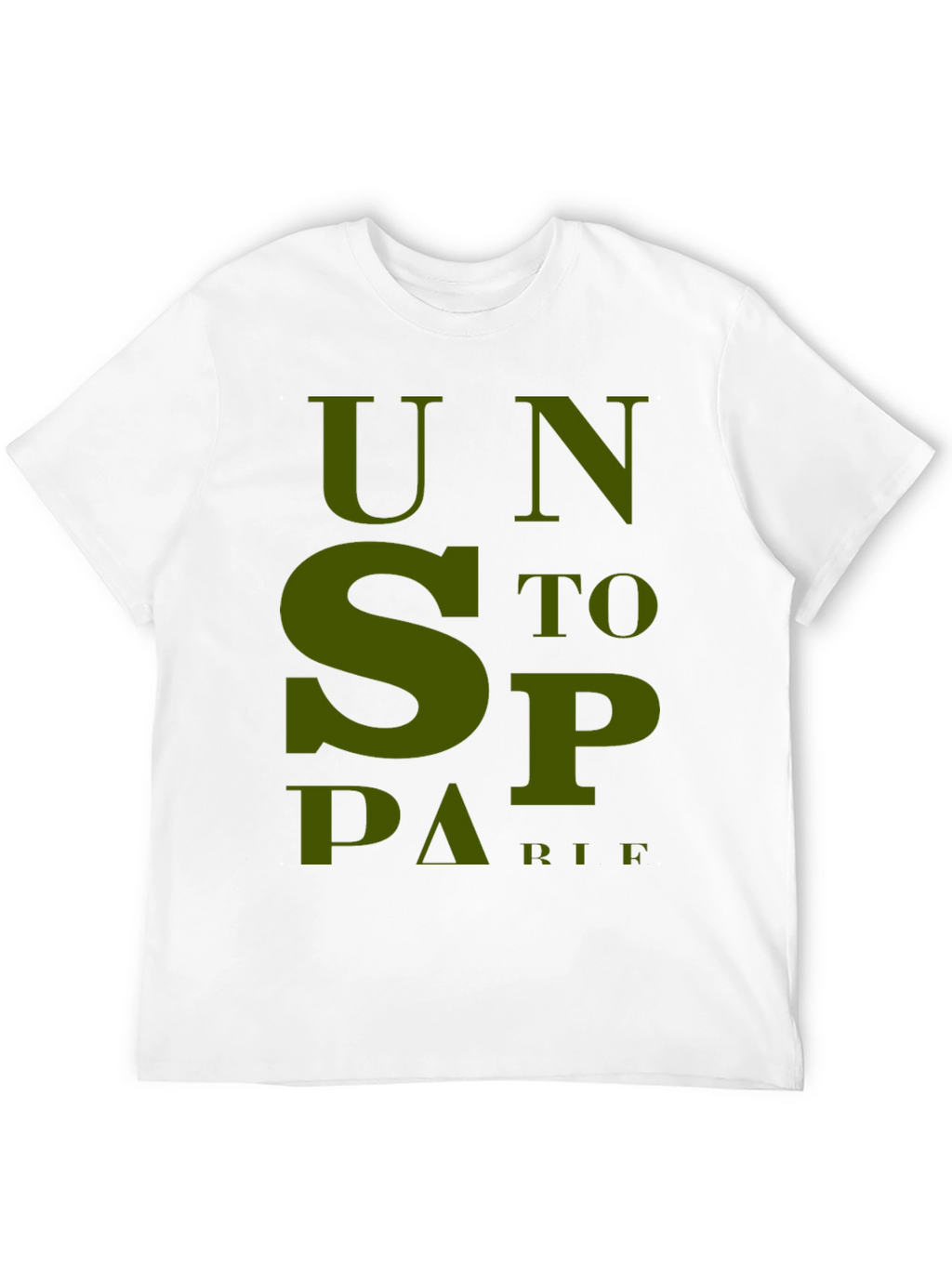 Unstoppable T-Shirt - Bold Olive Green Graphic Tee