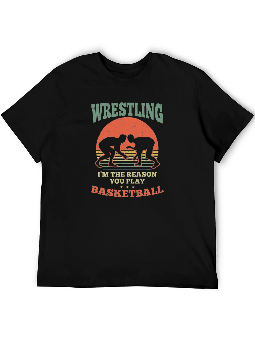 Wrestling Basketball Reason Graphic Tee