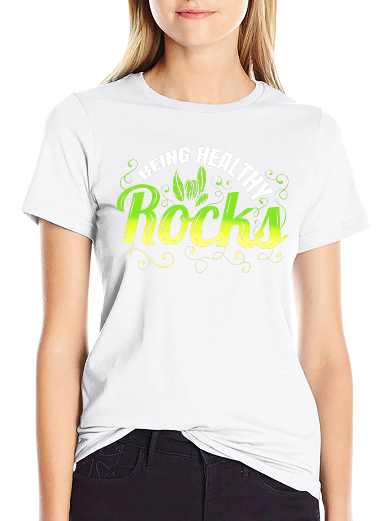 Being Healthy Rocks T-Shirt