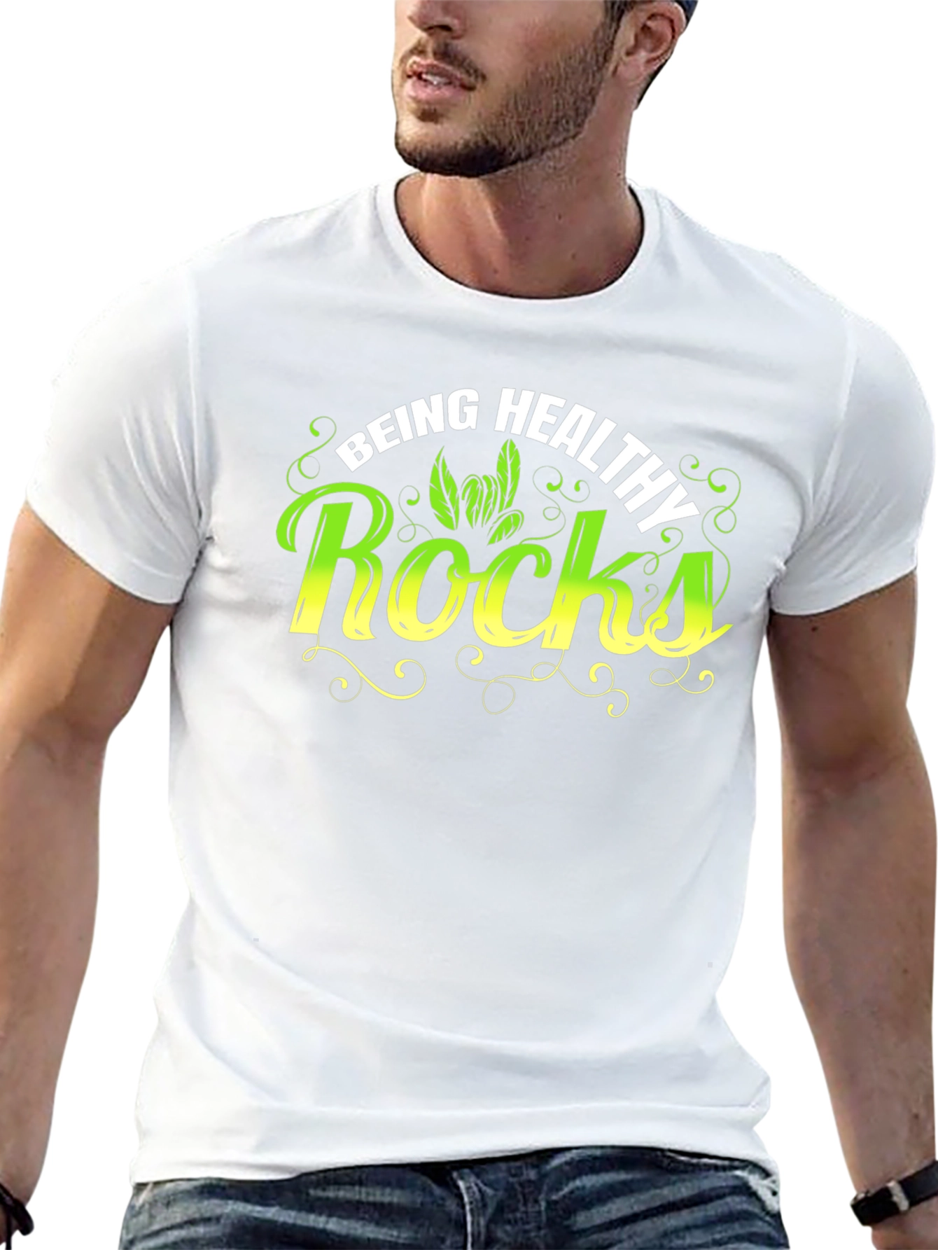 Being Healthy Rocks T-Shirt