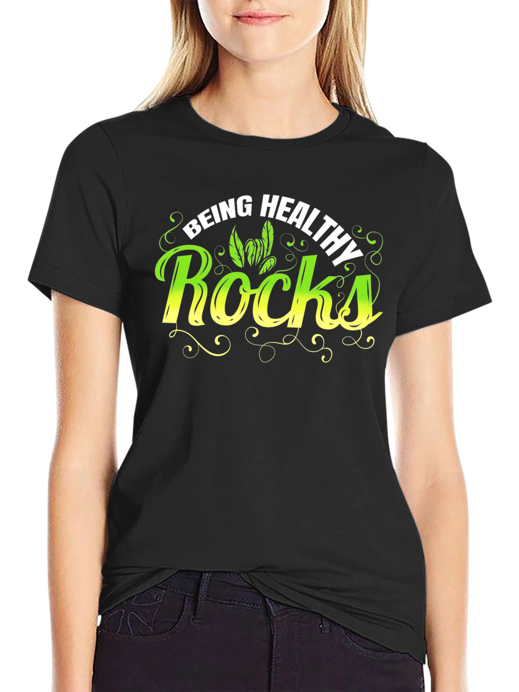 Being Healthy Rocks T-Shirt