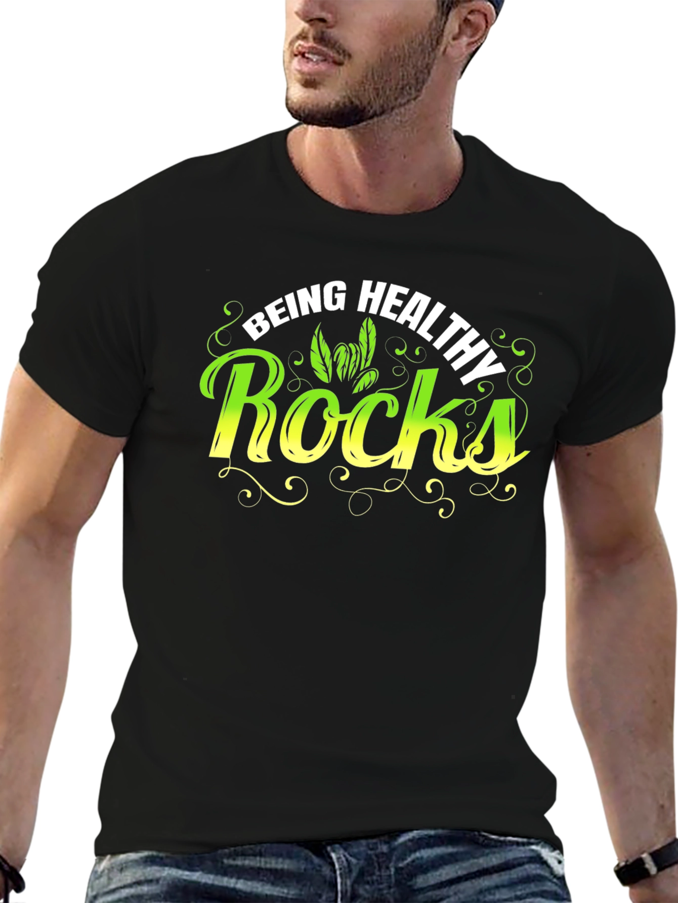 Being Healthy Rocks T-Shirt