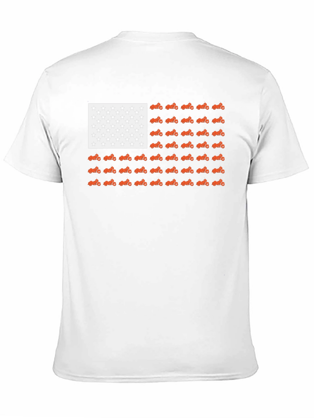 American Flag Motorcycle T-Shirt