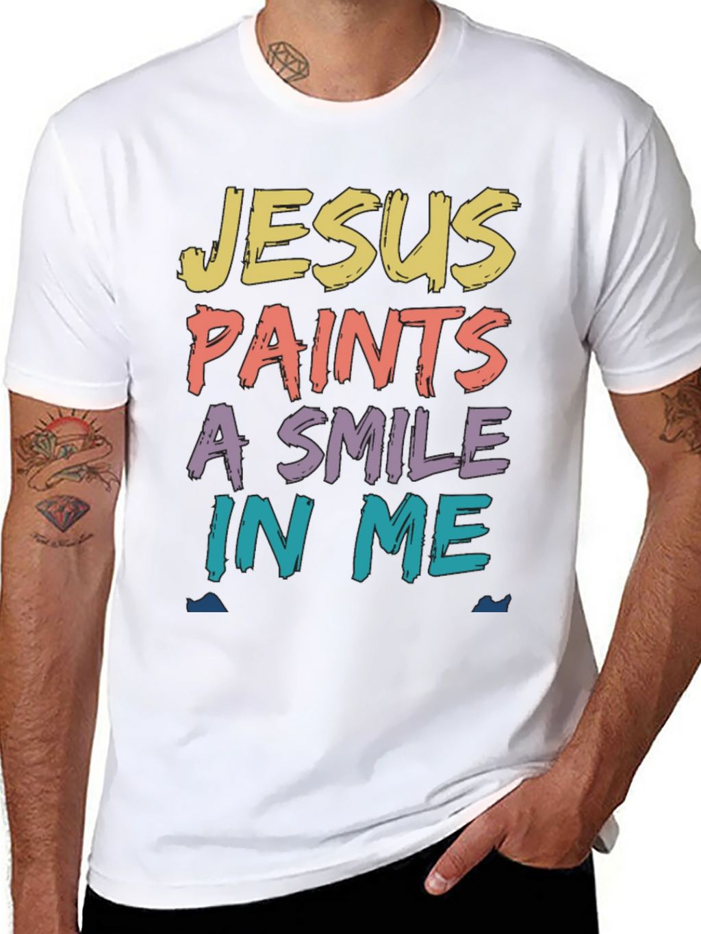 Jesus Paints a Smile Graphic Tee
