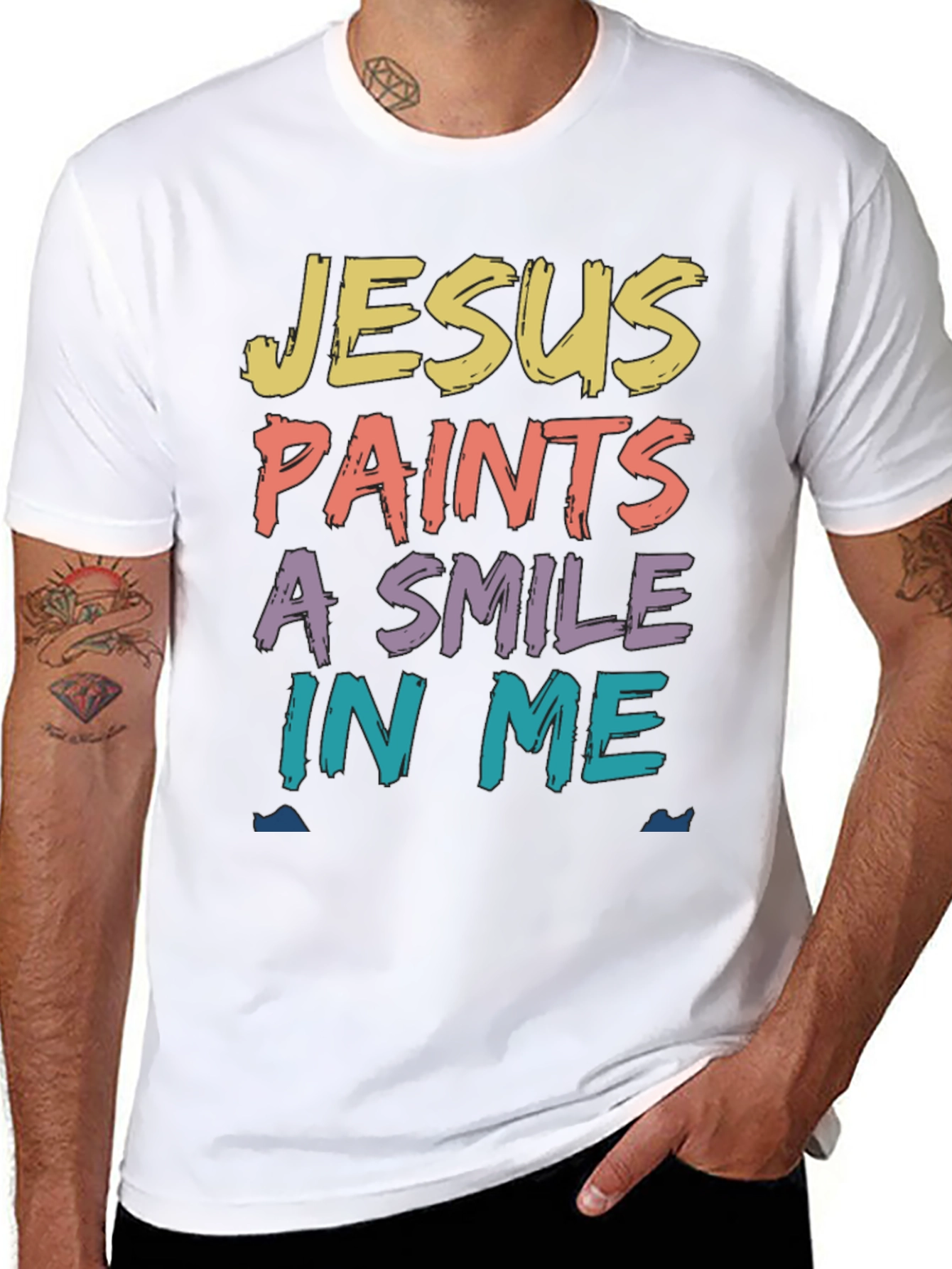 Jesus Paints a Smile Graphic Tee