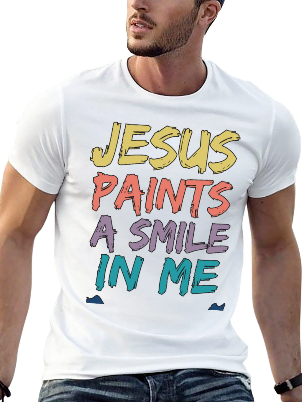 Jesus Paints a Smile Graphic Tee
