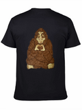 Bigfoot Heart Hands Graphic Tee - Soft Cotton Blend