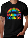 Rainbow Sounds Graphic T-Shirt - Pride Apparel