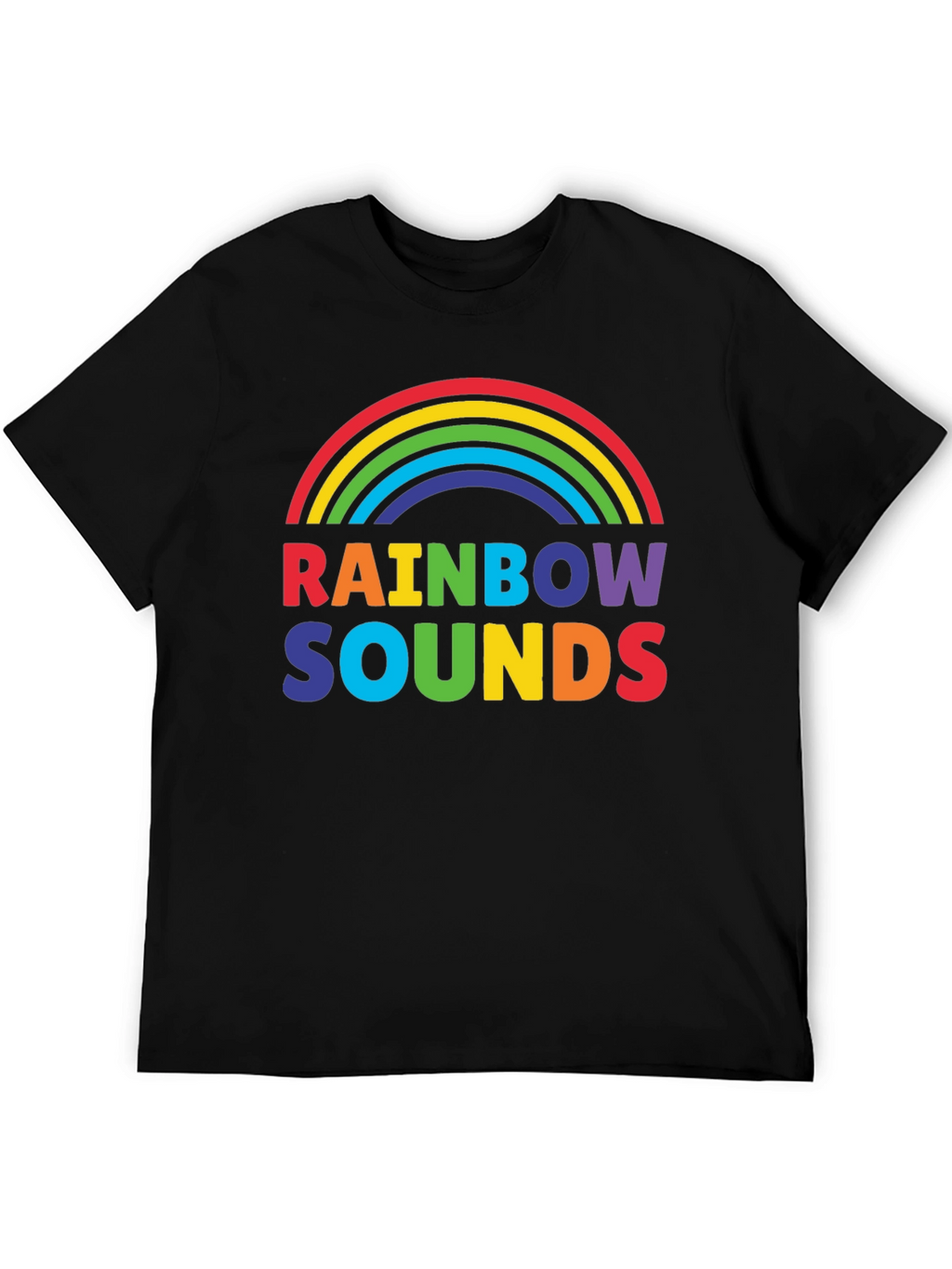 Rainbow Sounds Graphic T-Shirt - Pride Apparel