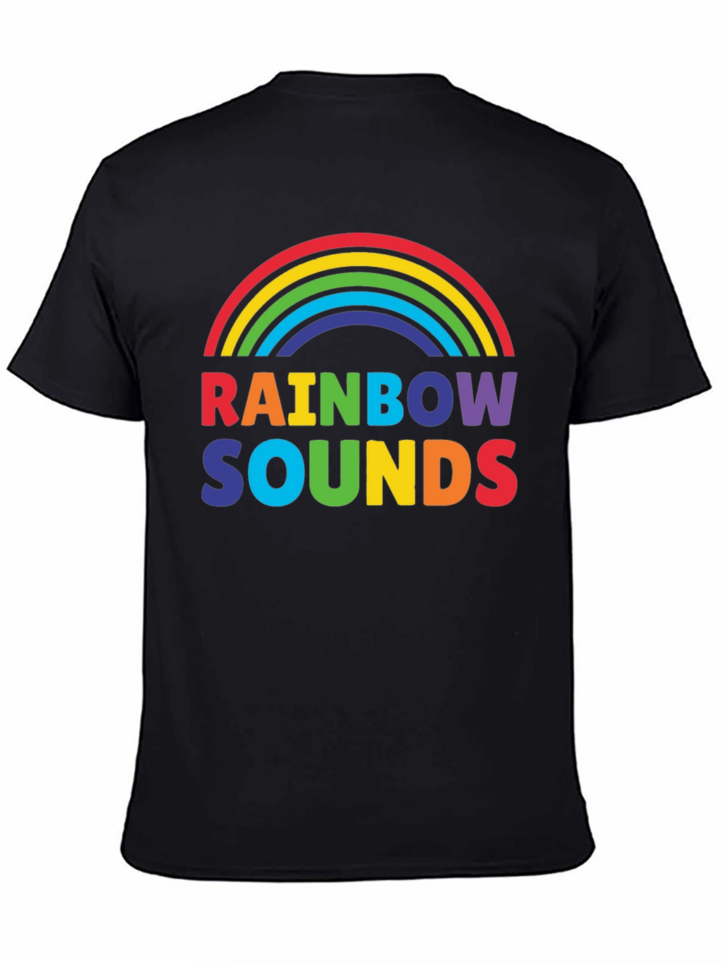 Rainbow Sounds Graphic T-Shirt - Pride Apparel