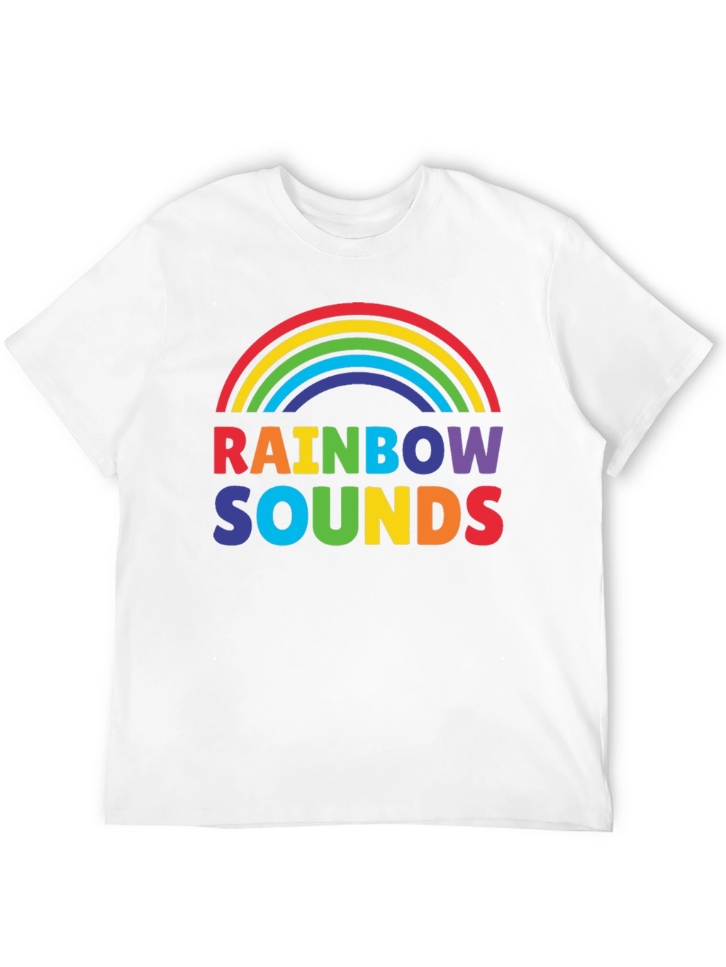 Rainbow Sounds Graphic T-Shirt - Pride Apparel