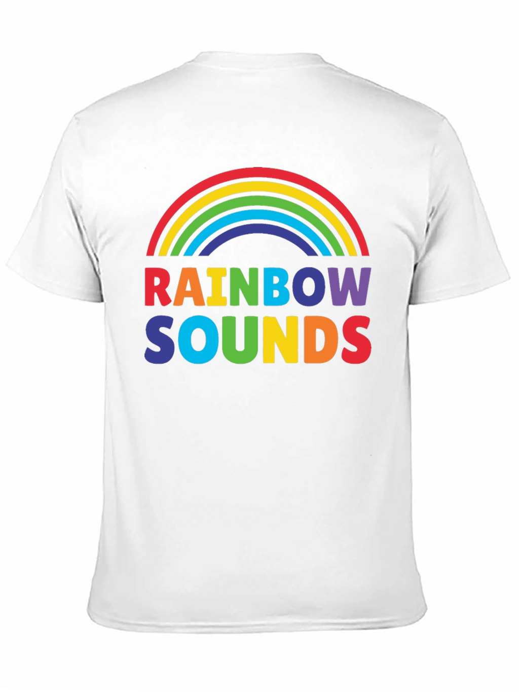 Rainbow Sounds Graphic T-Shirt - Pride Apparel