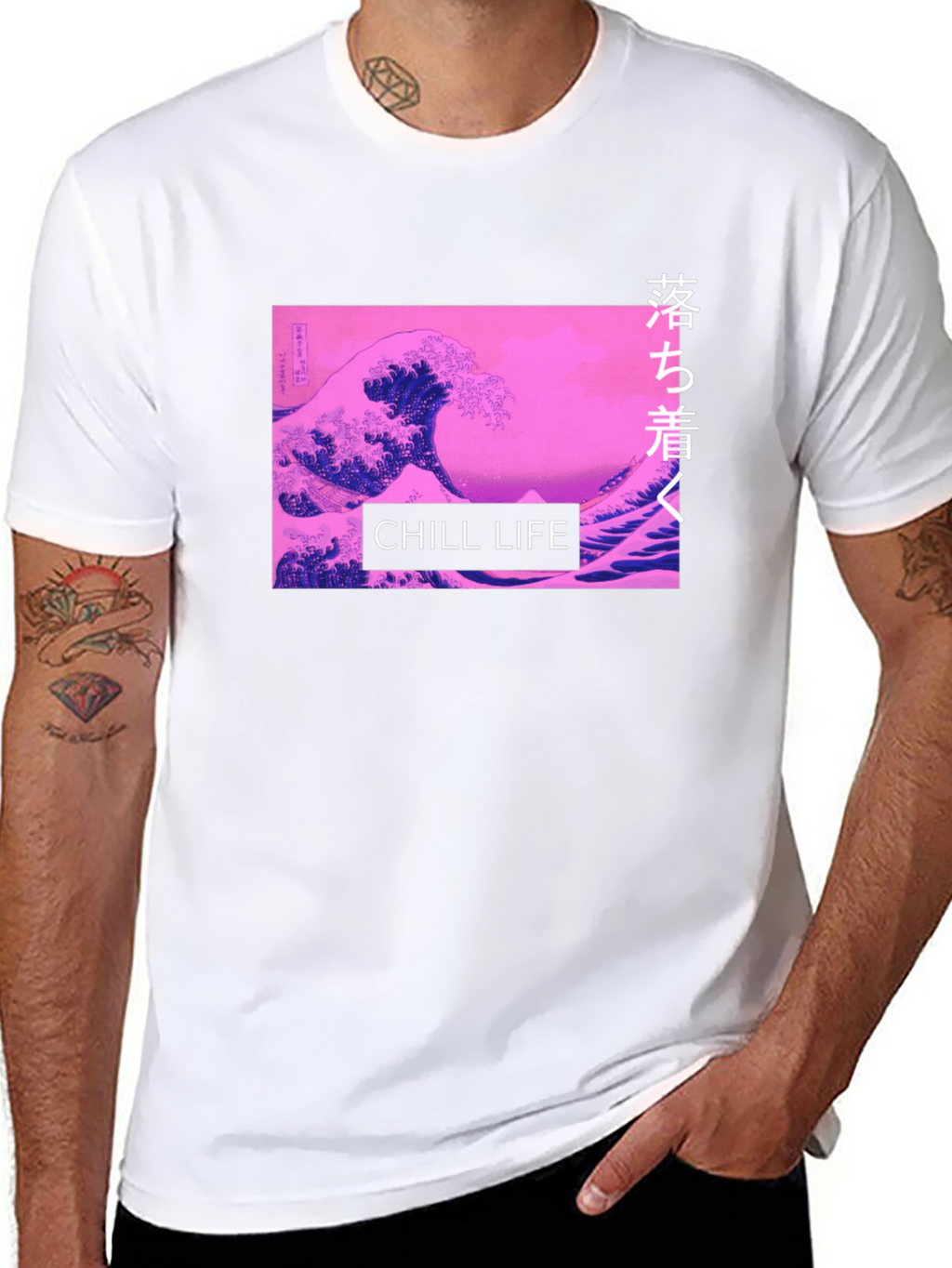 Chill Life Wave Graphic Tee