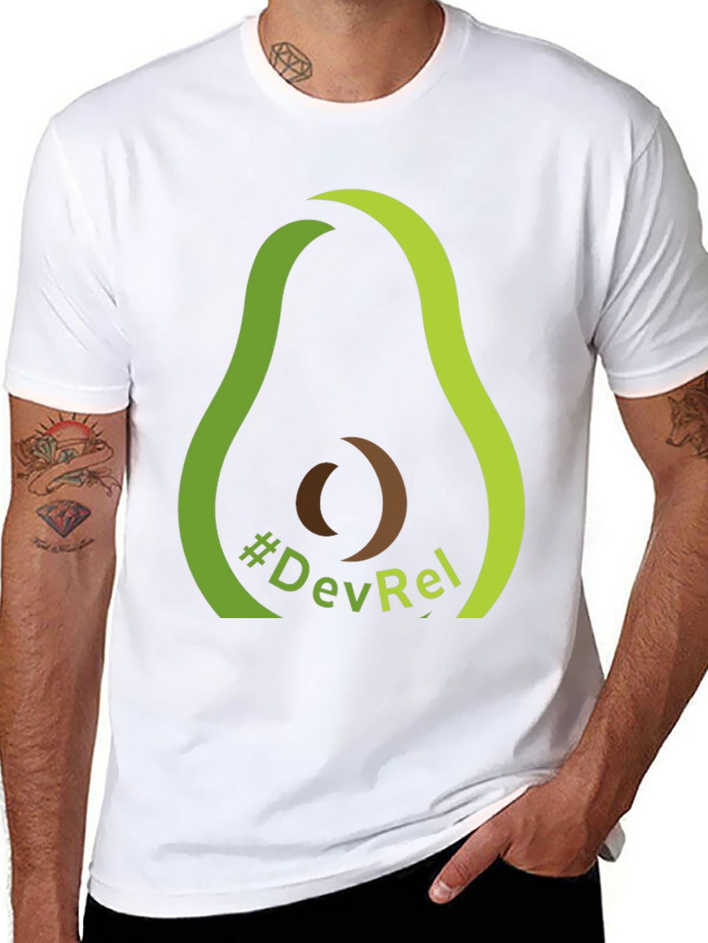 Avocado DevRel T-Shirt - Developer Relations Apparel
