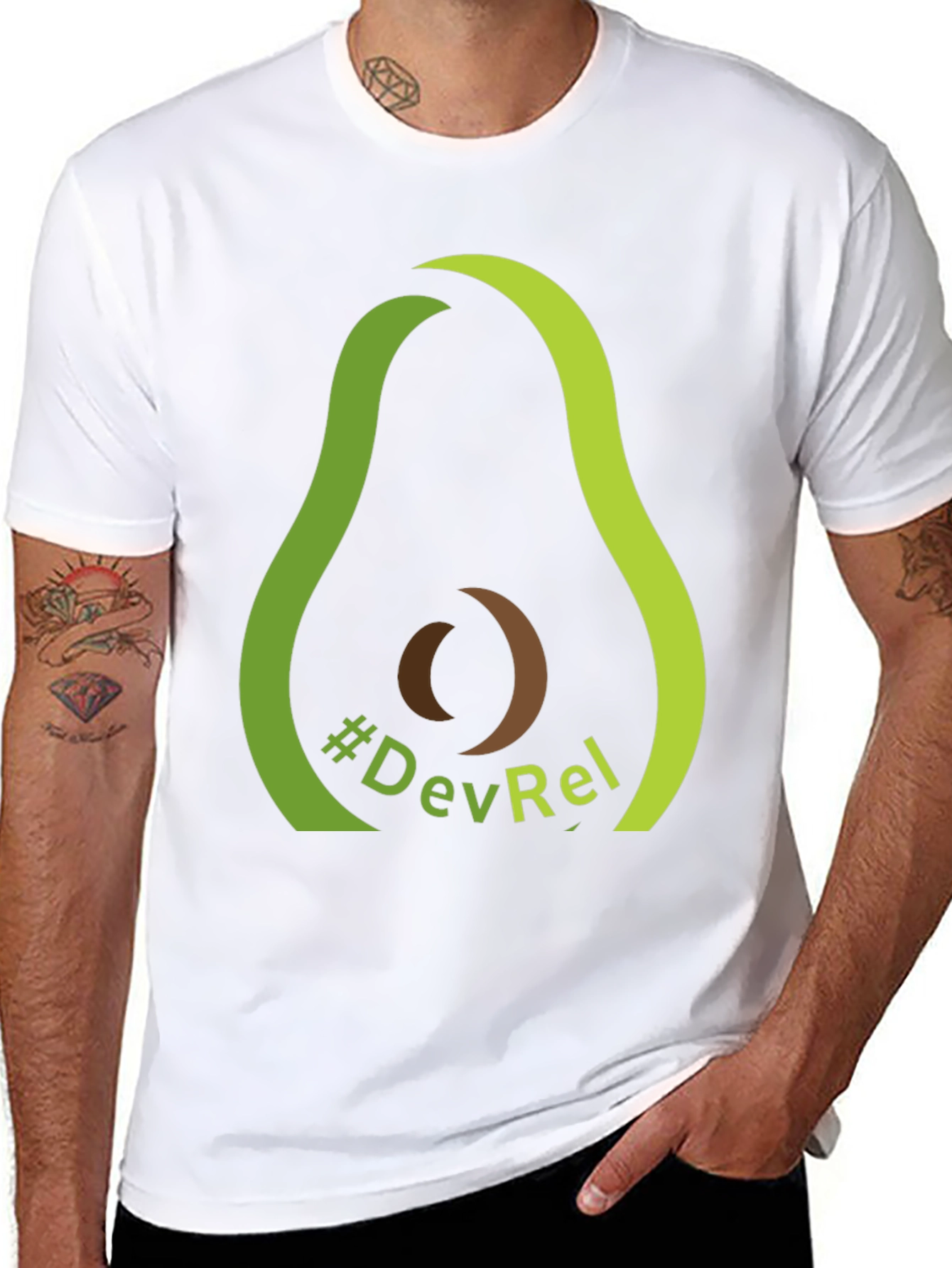 Avocado DevRel T-Shirt - Developer Relations Apparel