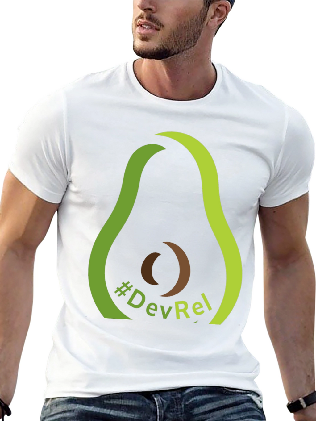Avocado DevRel T-Shirt - Developer Relations Apparel