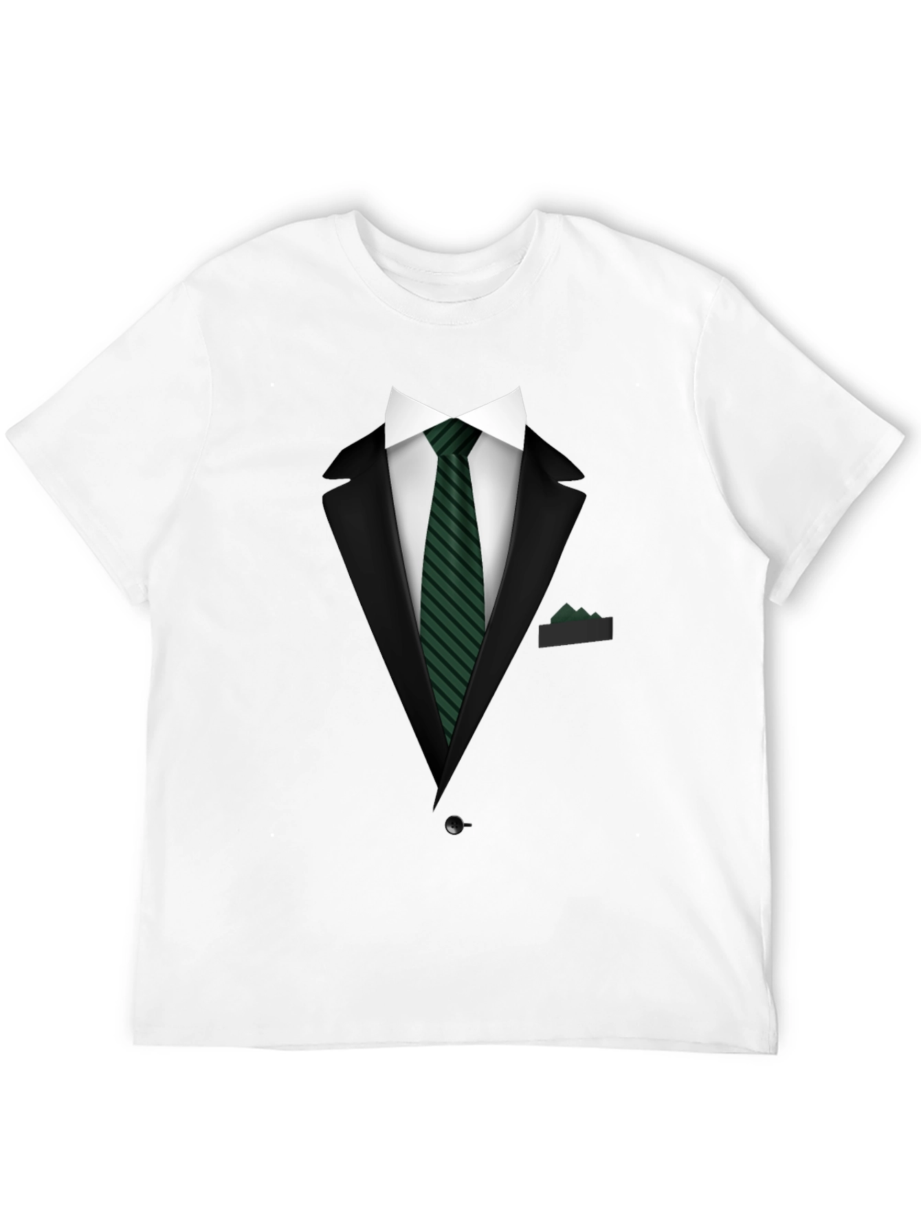 Suit & Tie Graphic T-Shirt - Smart Casual Style
