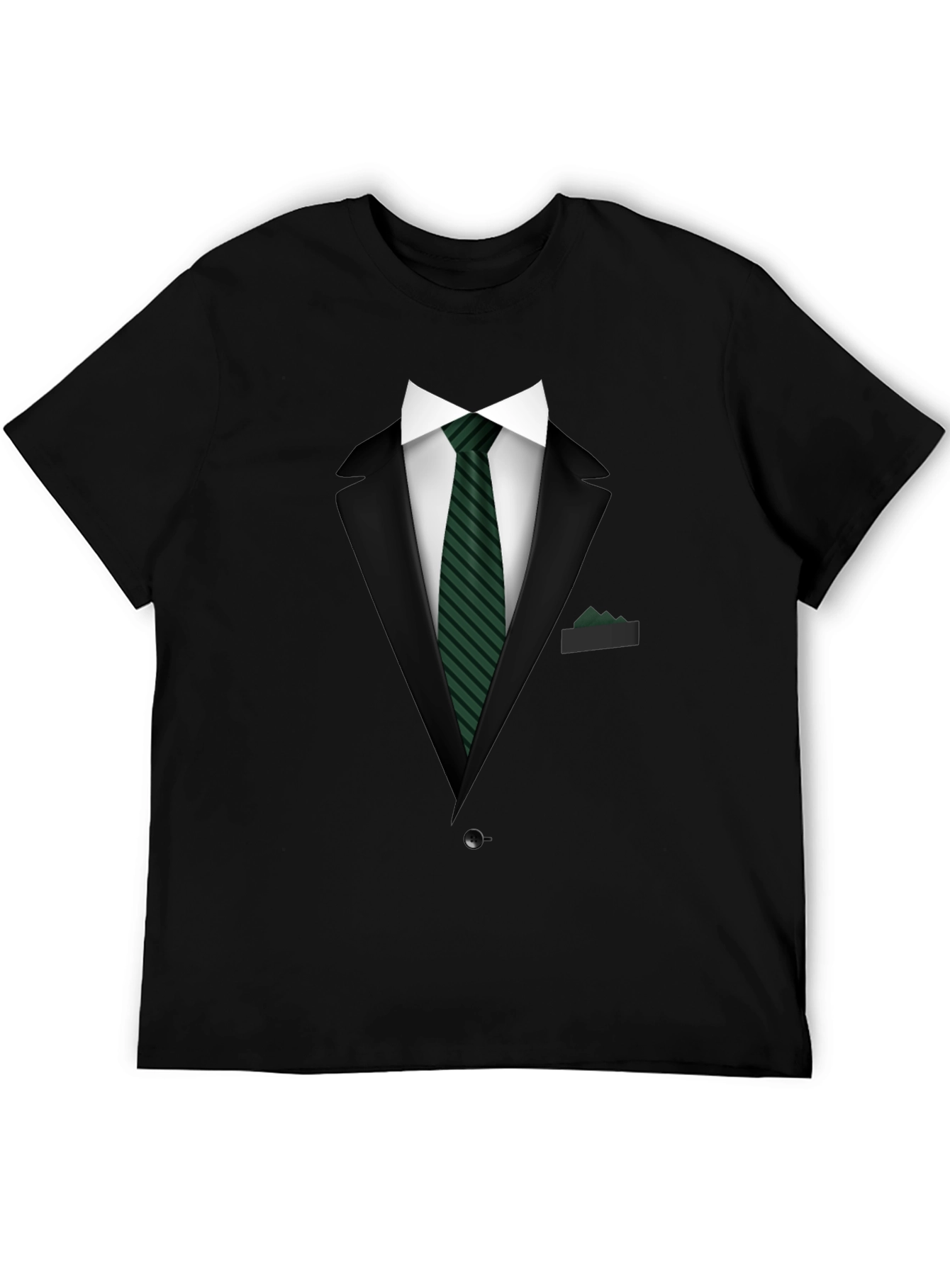 Suit & Tie Graphic T-Shirt - Smart Casual Style