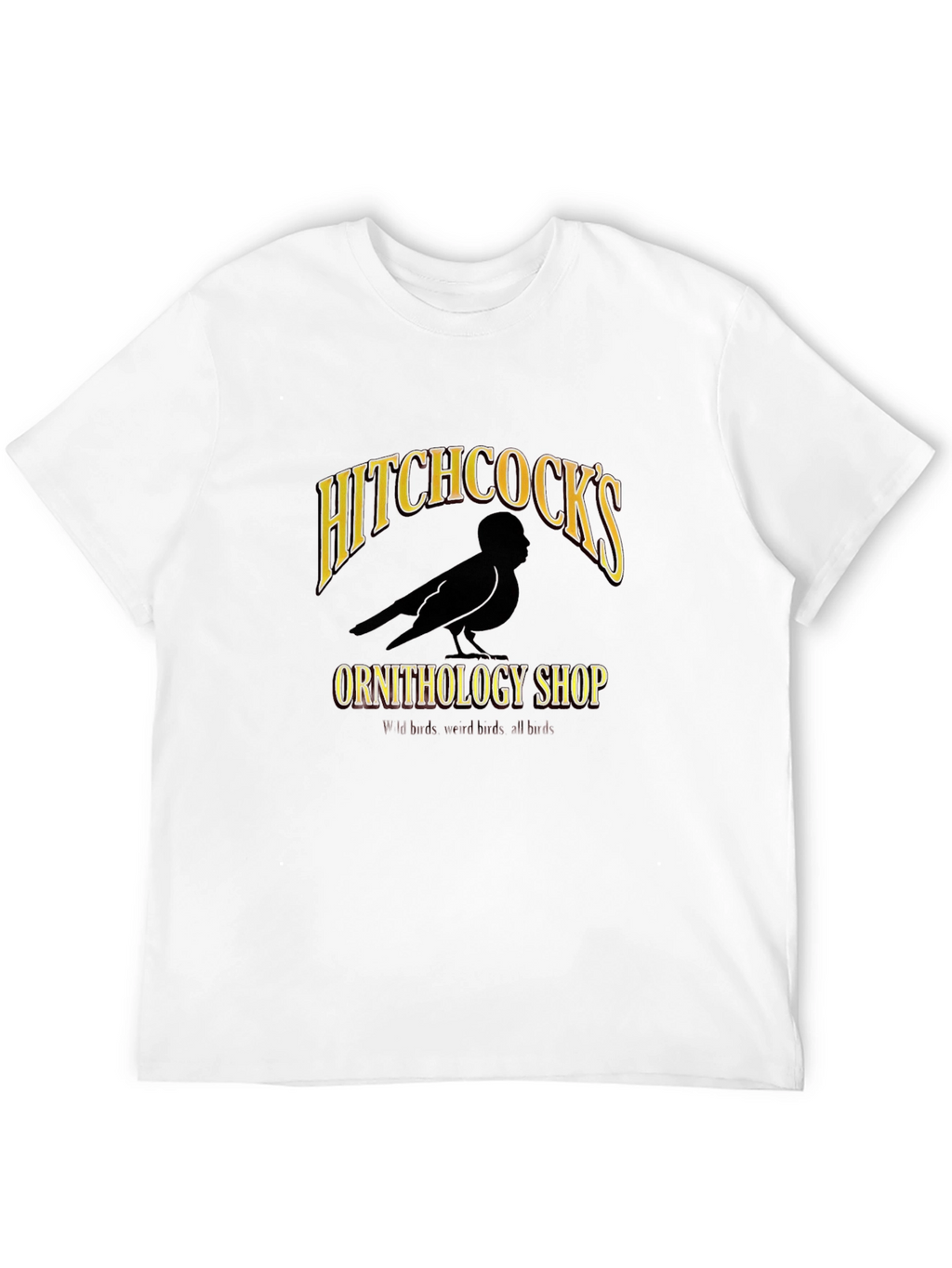 Hitchcocks Ornithology Shop Black T-Shirt