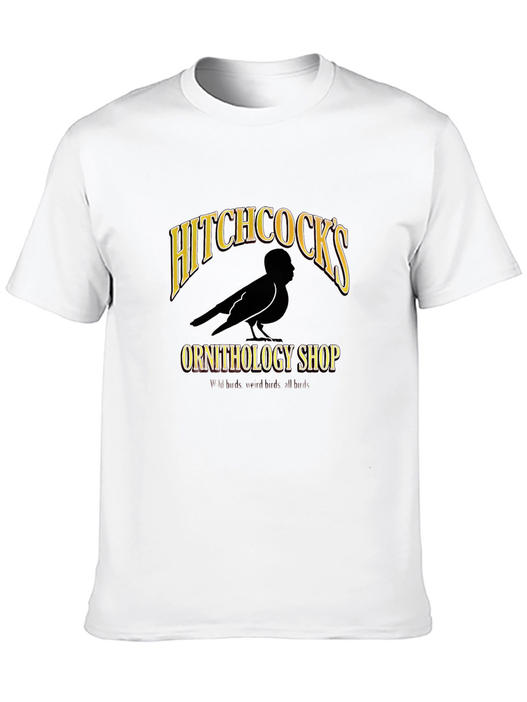 Hitchcocks Ornithology Shop Black T-Shirt