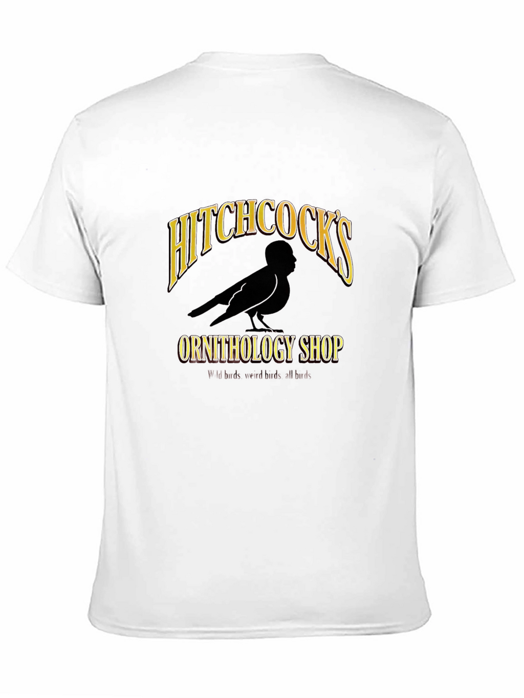 Hitchcocks Ornithology Shop Black T-Shirt