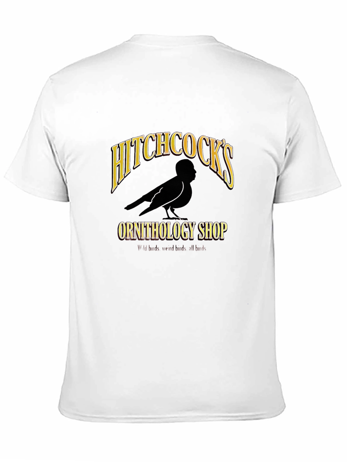 Hitchcocks Ornithology Shop Black T-Shirt