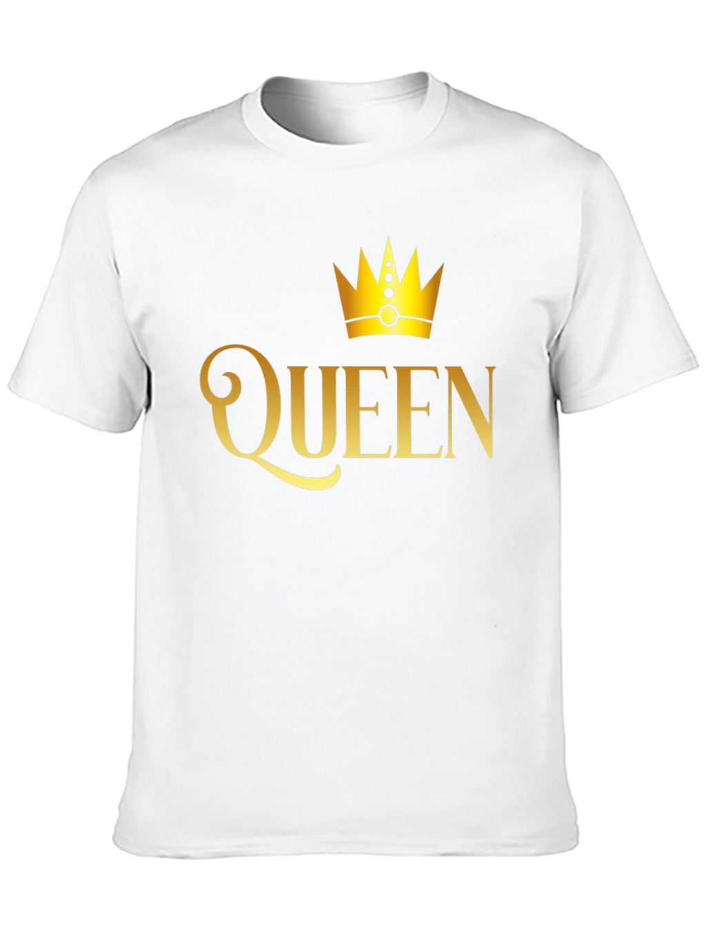 Queen Graphic Tee - Gold Print