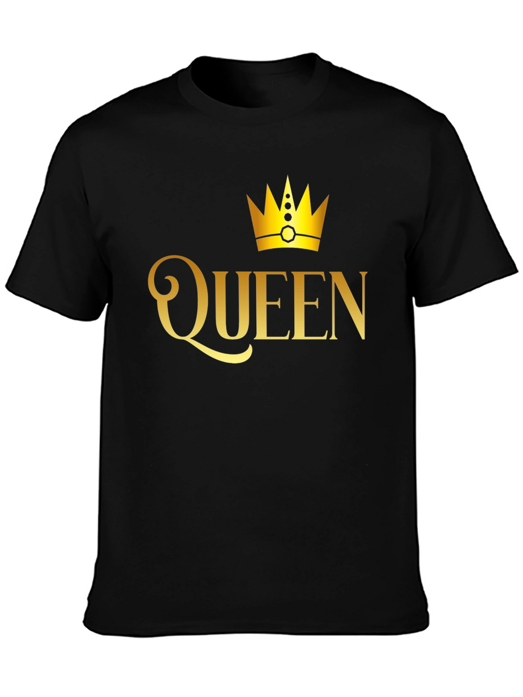 Queen Graphic Tee - Gold Print