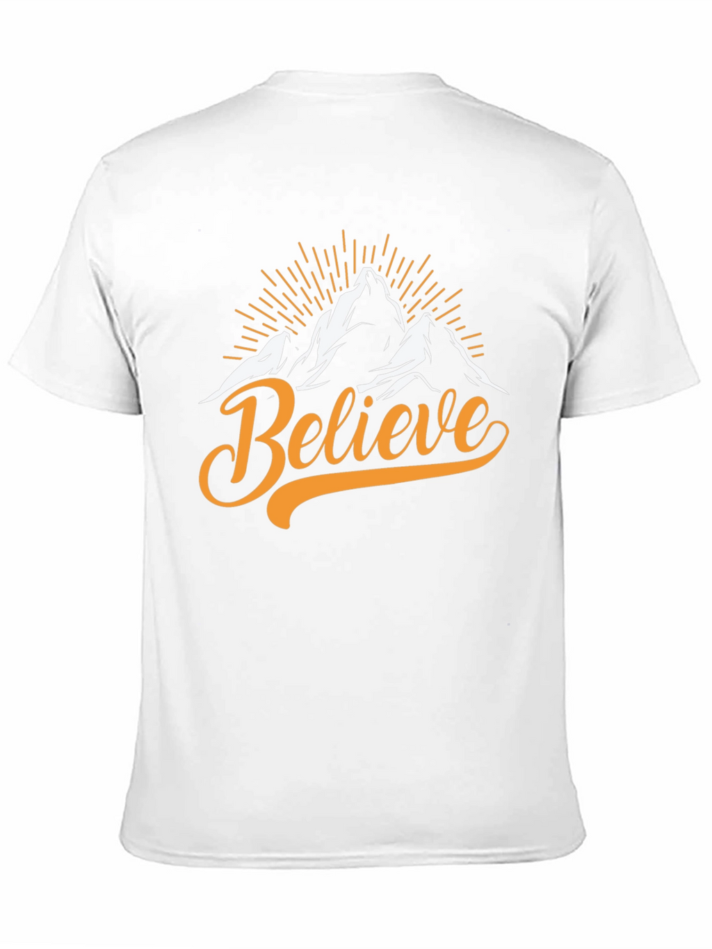 Believe Mountain Graphic Tee - Black