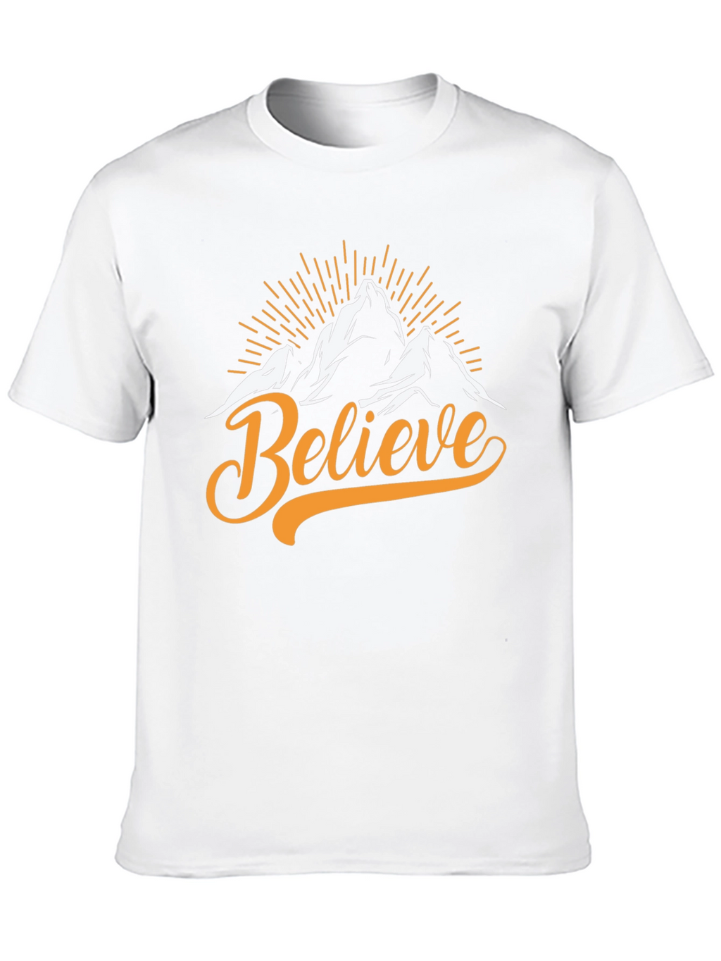 Believe Mountain Graphic Tee - Black