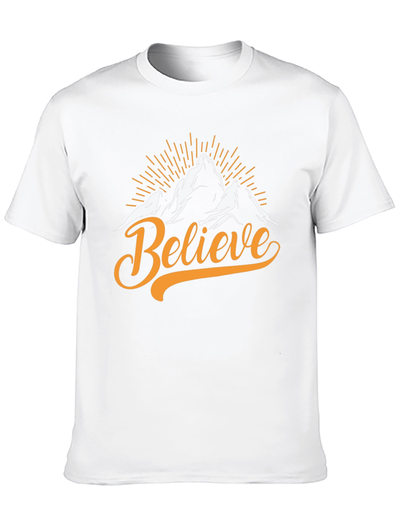 Believe Mountain Graphic Tee - Black