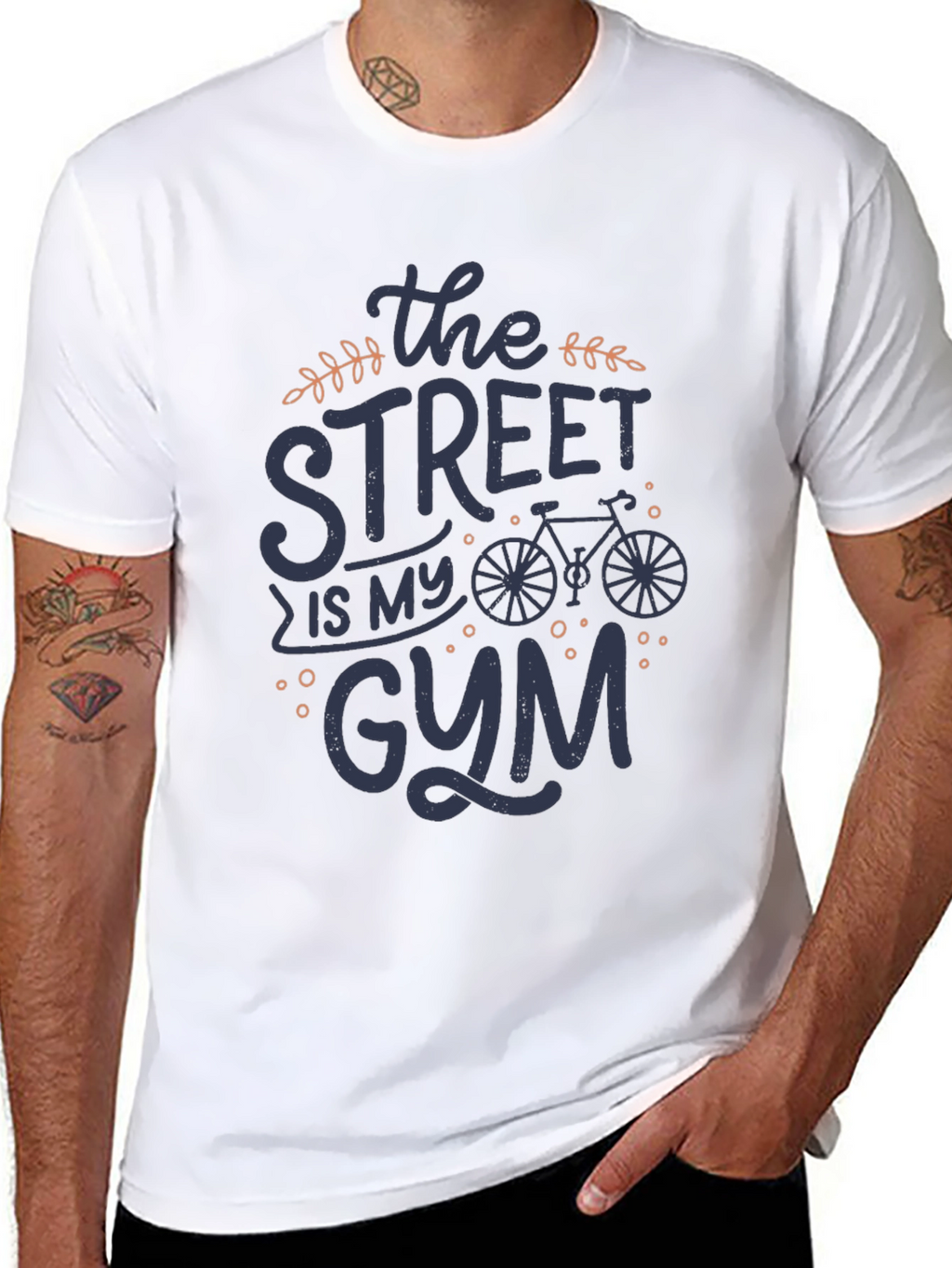Street is My Gym Bike Graphic Tee - Unisex