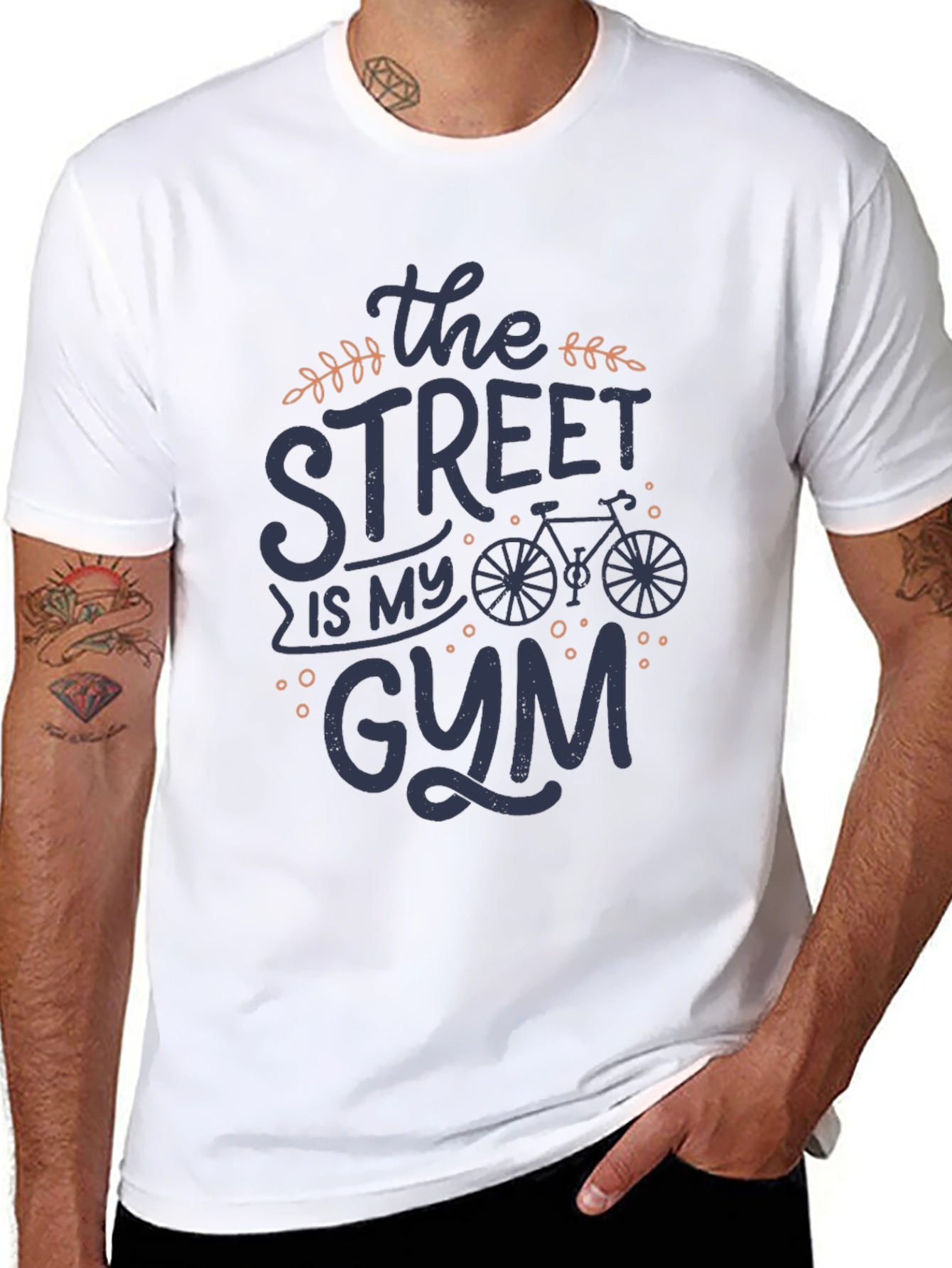 Street is My Gym Bike Graphic Tee - Unisex