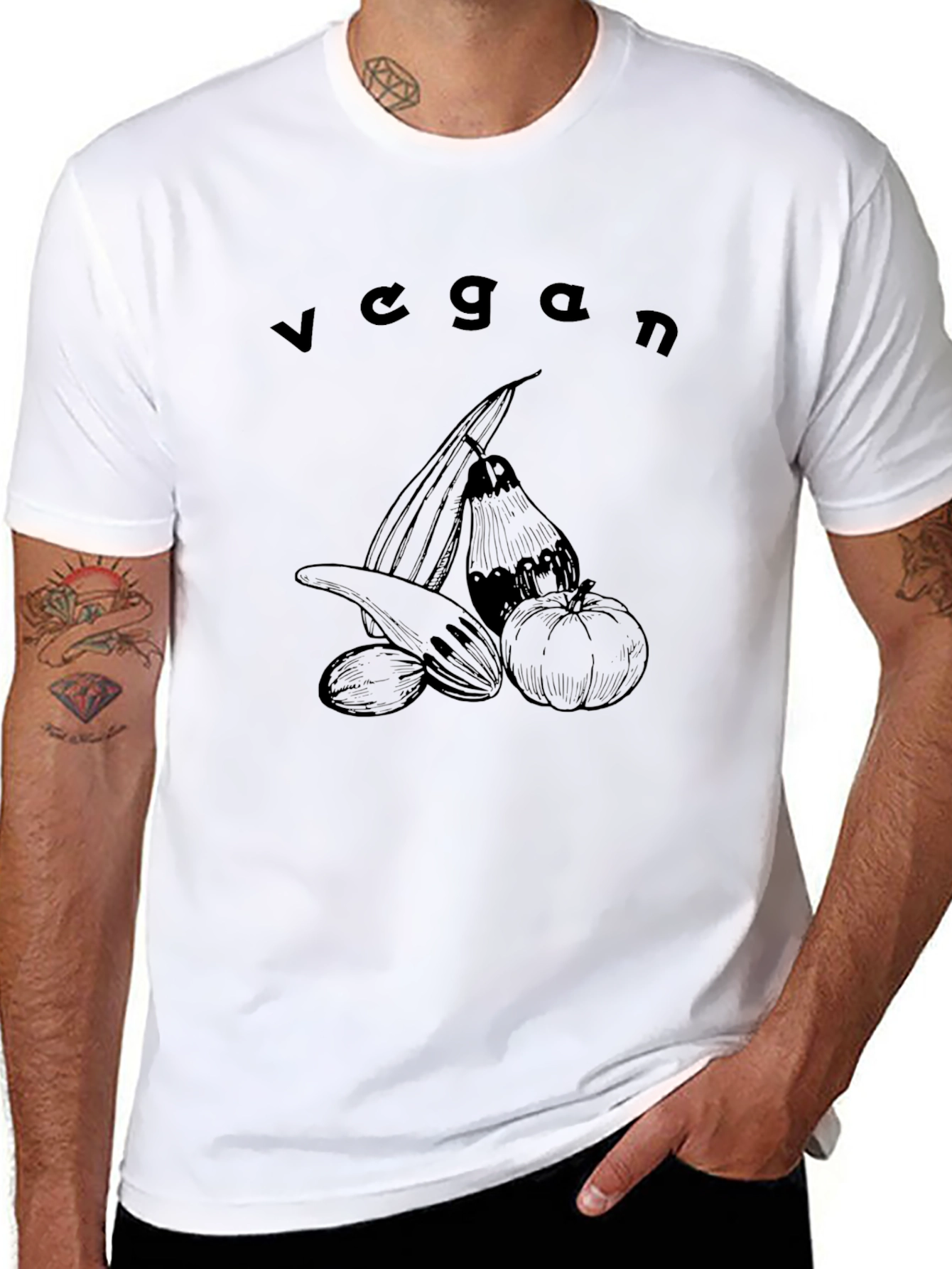 Vegan Graphic Tee - Organic Cotton