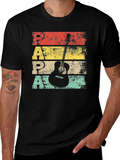 Retro Papa Guitar T-Shirt - Musician Fathers Day Tee