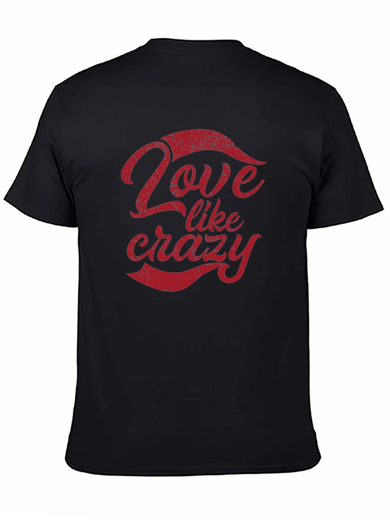 Love Like Crazy Black Graphic Tee