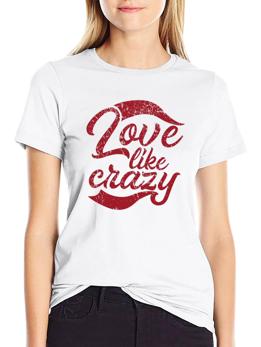 Love Like Crazy Black Graphic Tee