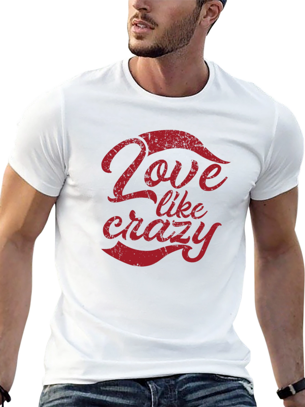 Love Like Crazy Black Graphic Tee