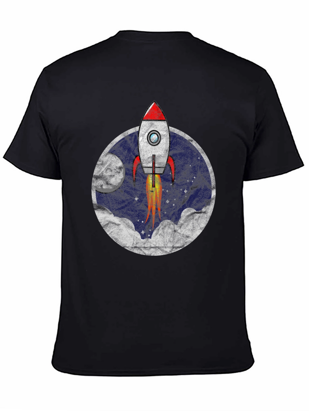 Rocket Launch T-Shirt - Retro Space Tee