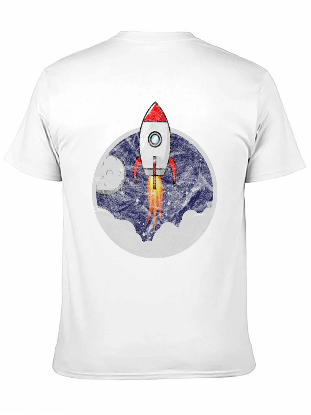 Rocket Launch T-Shirt - Retro Space Tee